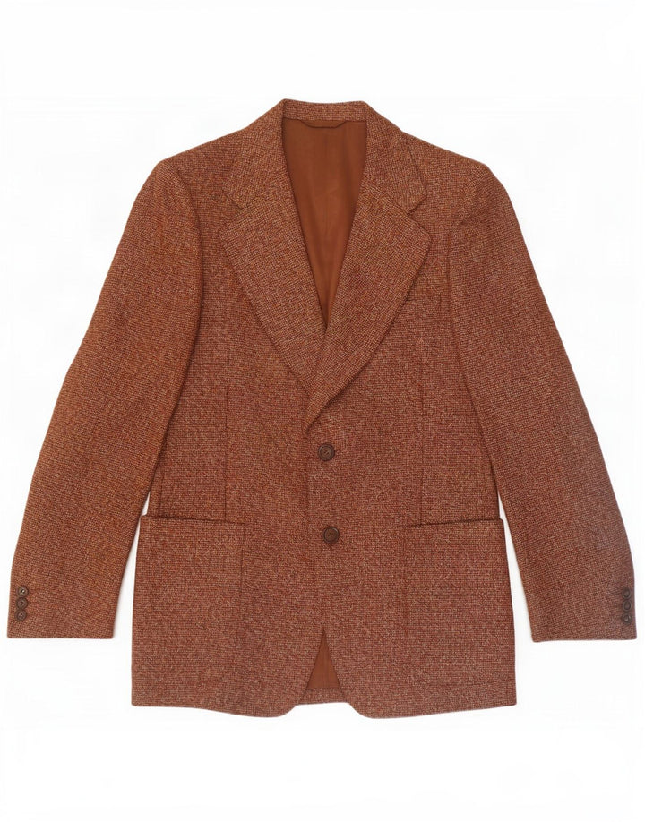 Vintage Ανδρικό Μπουφάν Blazer 2 Κουμπιών IT 48 Μεσαίο Καφέ