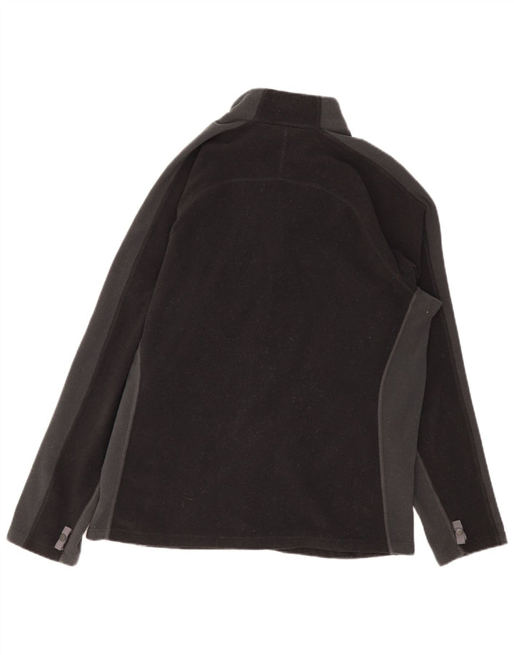The North Face Ανδρικό Fleece Jacket UK 38 Medium Black Colourblock