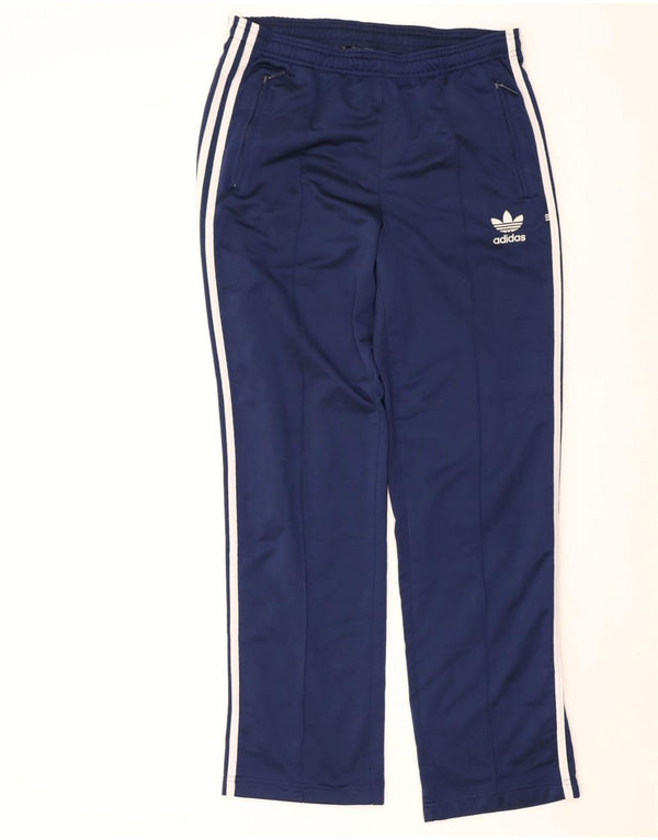 Adidas Mens Tracksuit Trousers UK 36/38 Small Navy Blue Polyester