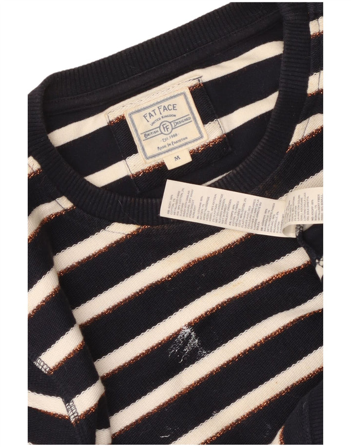 Fat Face Γυναικεία φούτερ Jumper UK 14 Medium Navy Blue ριγέ Ναυτικό