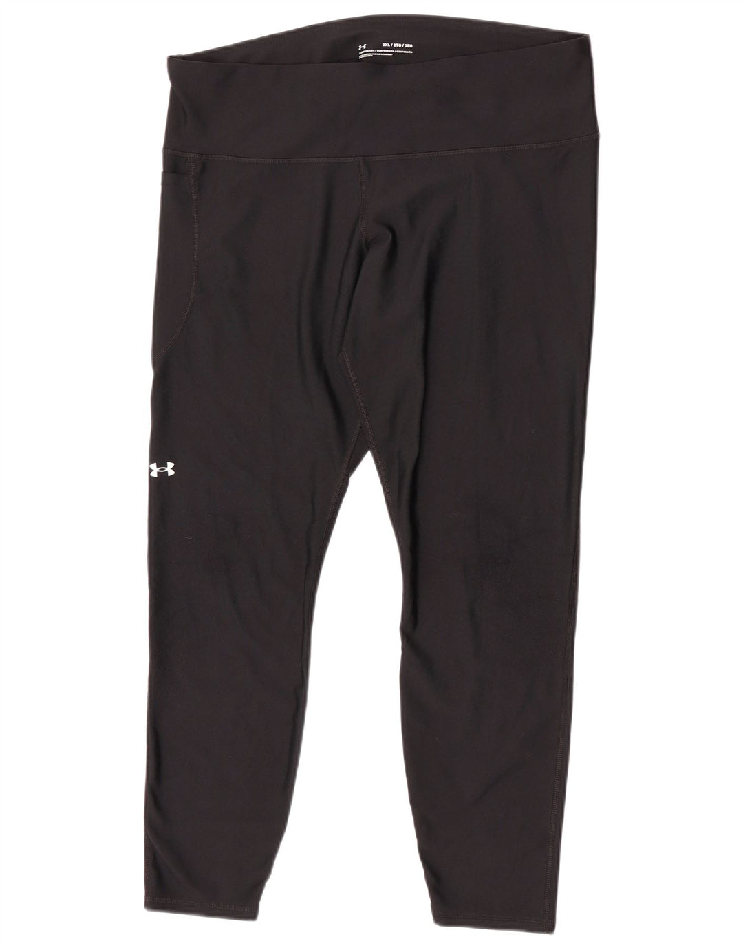 Under Armour Γυναικεία Κάπρι Κολάν UK 20 2XL Μαύρο Πολυεστέρας