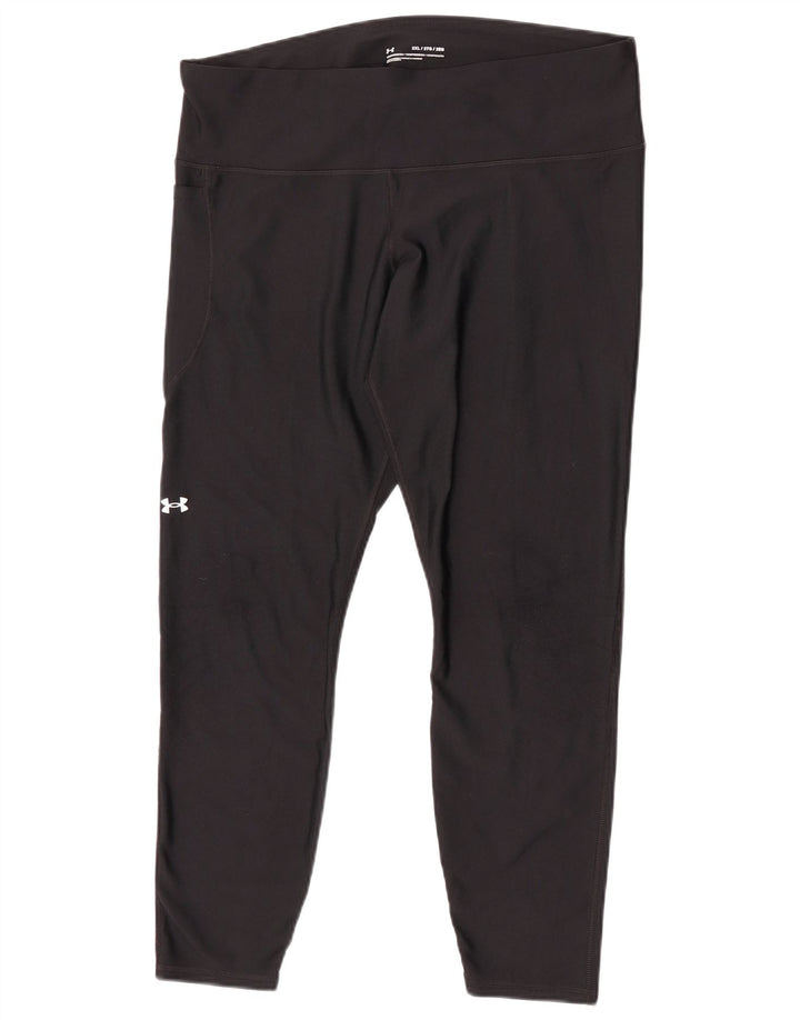 Under Armour Γυναικεία Κάπρι Κολάν UK 20 2XL Μαύρο Πολυεστέρας