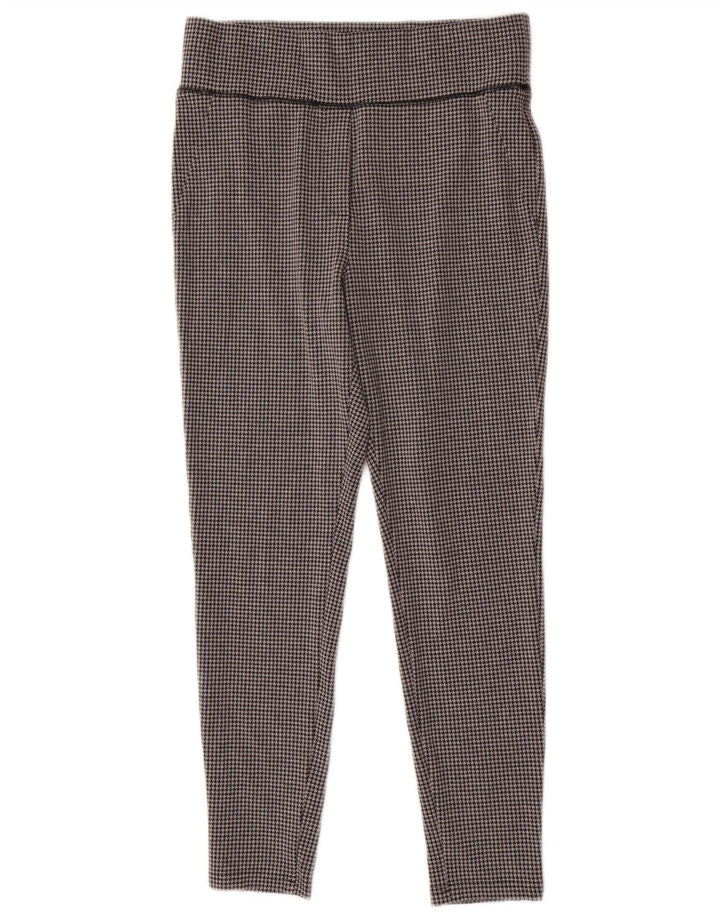 Marks & Spencer Γυναικεία κολάν UK 14 Large Grey Houndstooth Polyester