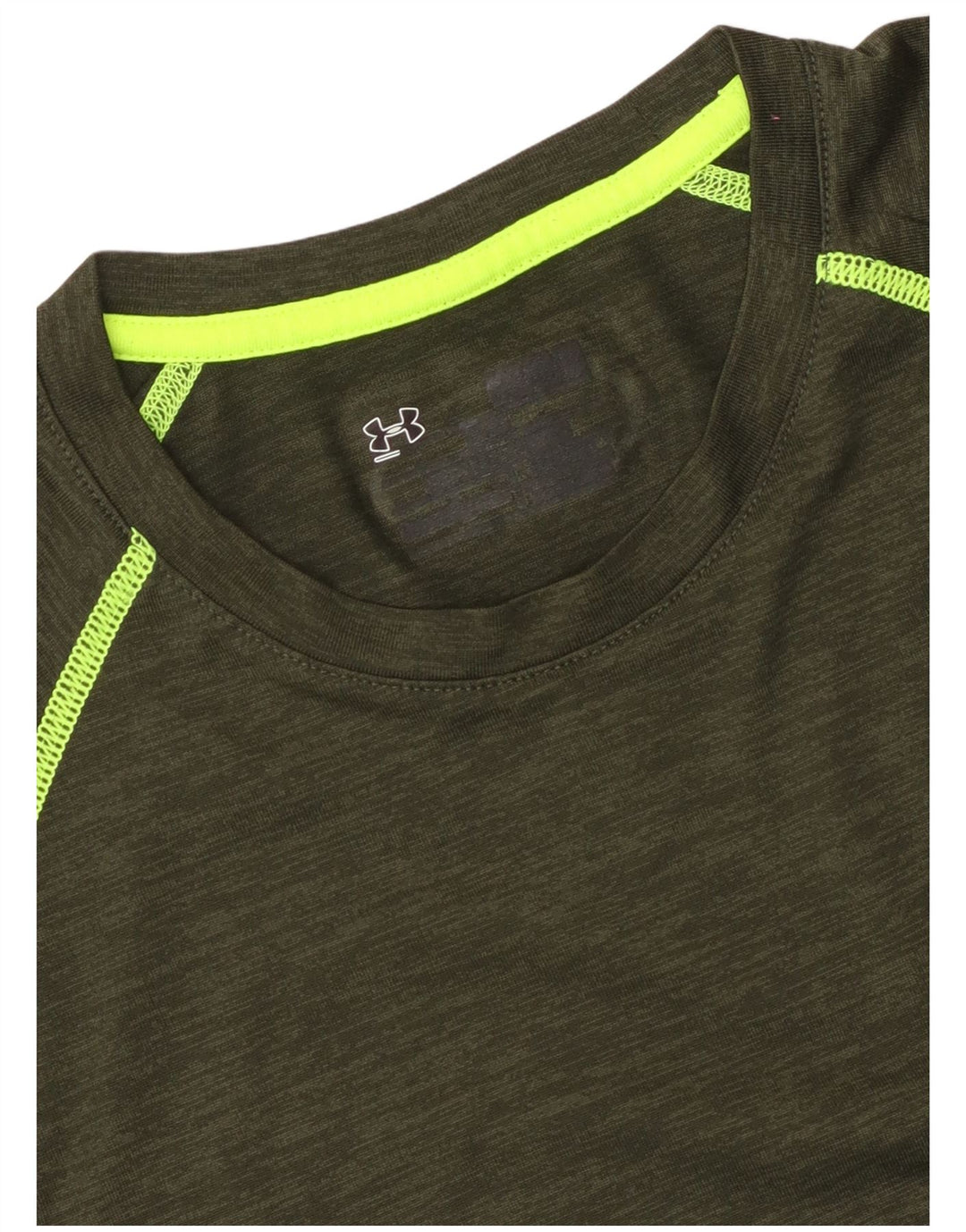 Ανδρικό T-Shirt UNDER Armour Top Large Khaki Flecked