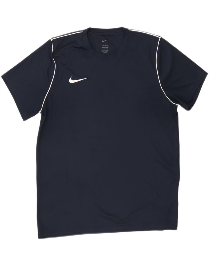 Ανδρικό T-shirt Nike Dri Fit Slim Fit Top XL Navy Blue Polyester