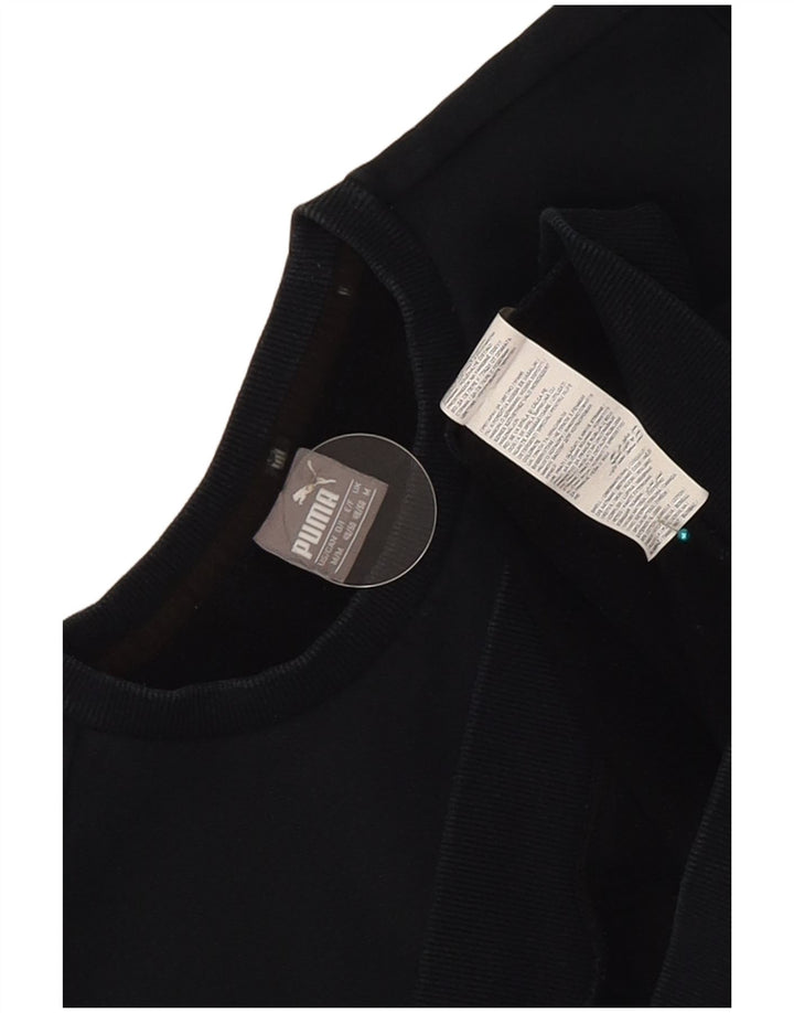Ανδρικό γραφικό φούτερ Puma Jumper, μεσαίο μπλε βαμβακερό