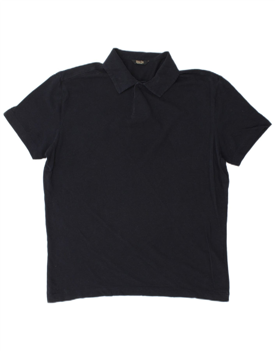 Ανδρικό πουκάμισο πόλο Massimo Dutti, Βαμβακερό μεσαίο ναυτικό