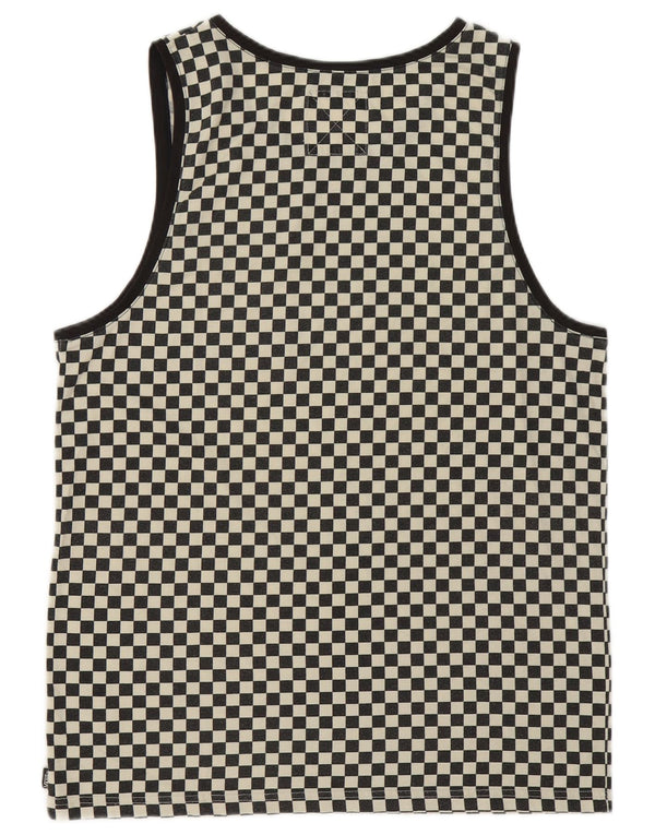 Vans Mens Vest Top Large Grey Geometric