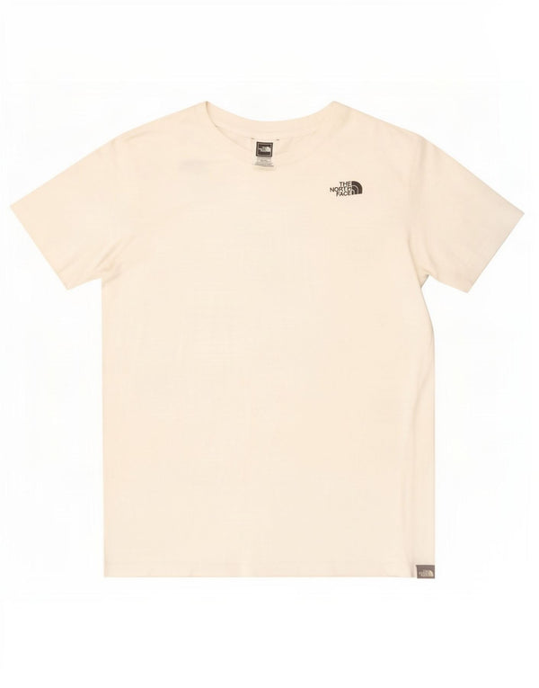 The North Face Boys T-Shirt Top 14-15 Years XL White Cotton