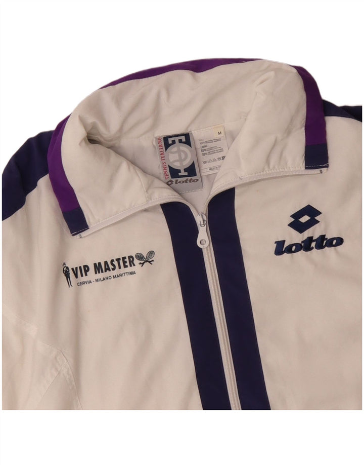 Γυναικεία φόρμα LOTTO Oversized Top Jacket UK 14 Medium White Colourblock