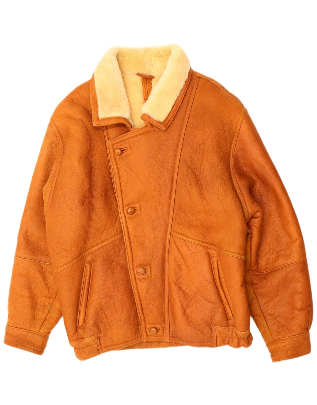 Ανδρικό Shearling Jacket VINTAGE IT 50 Large Brown