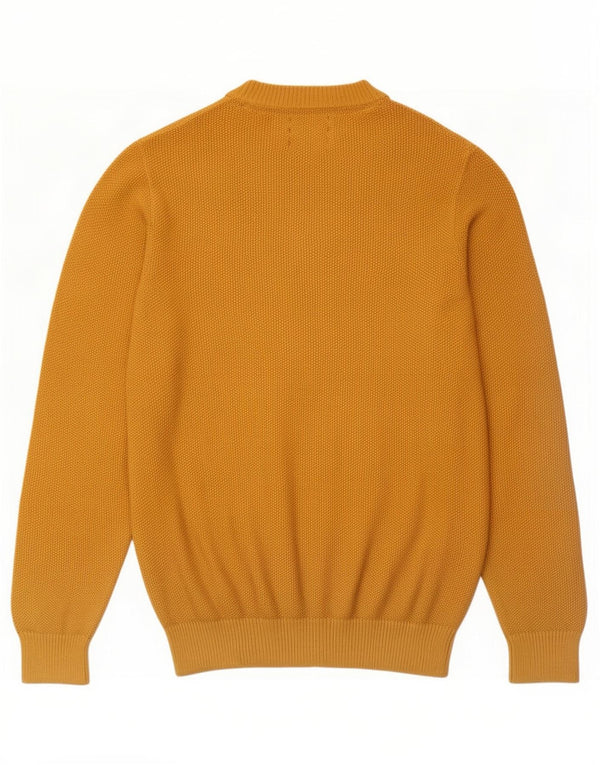 Ανδρικό πουλόβερ Marks & Spencer Blue Harbor Crew Neck Jumper Medium Yellow