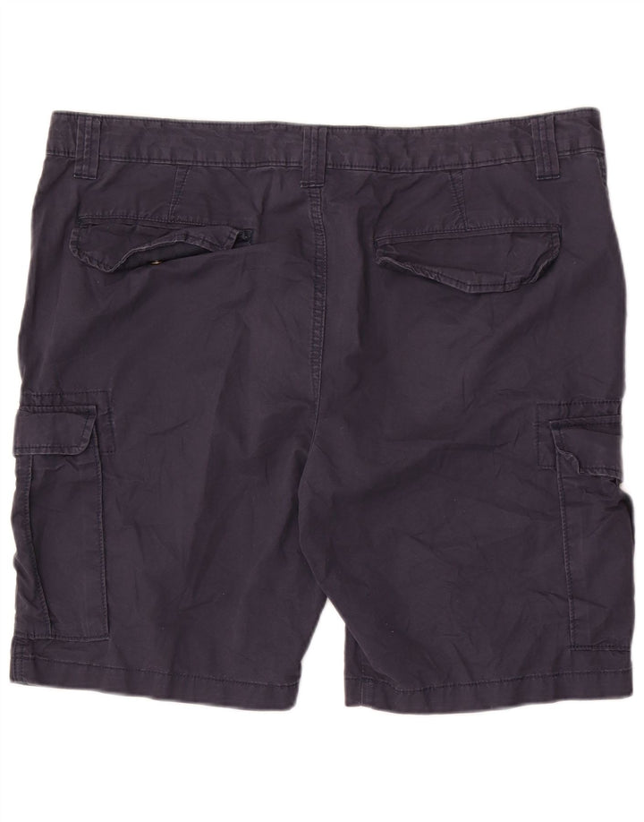 Ανδρικό σορτς Cargo Marks & Spencer W40 XL Navy Blue Cotton