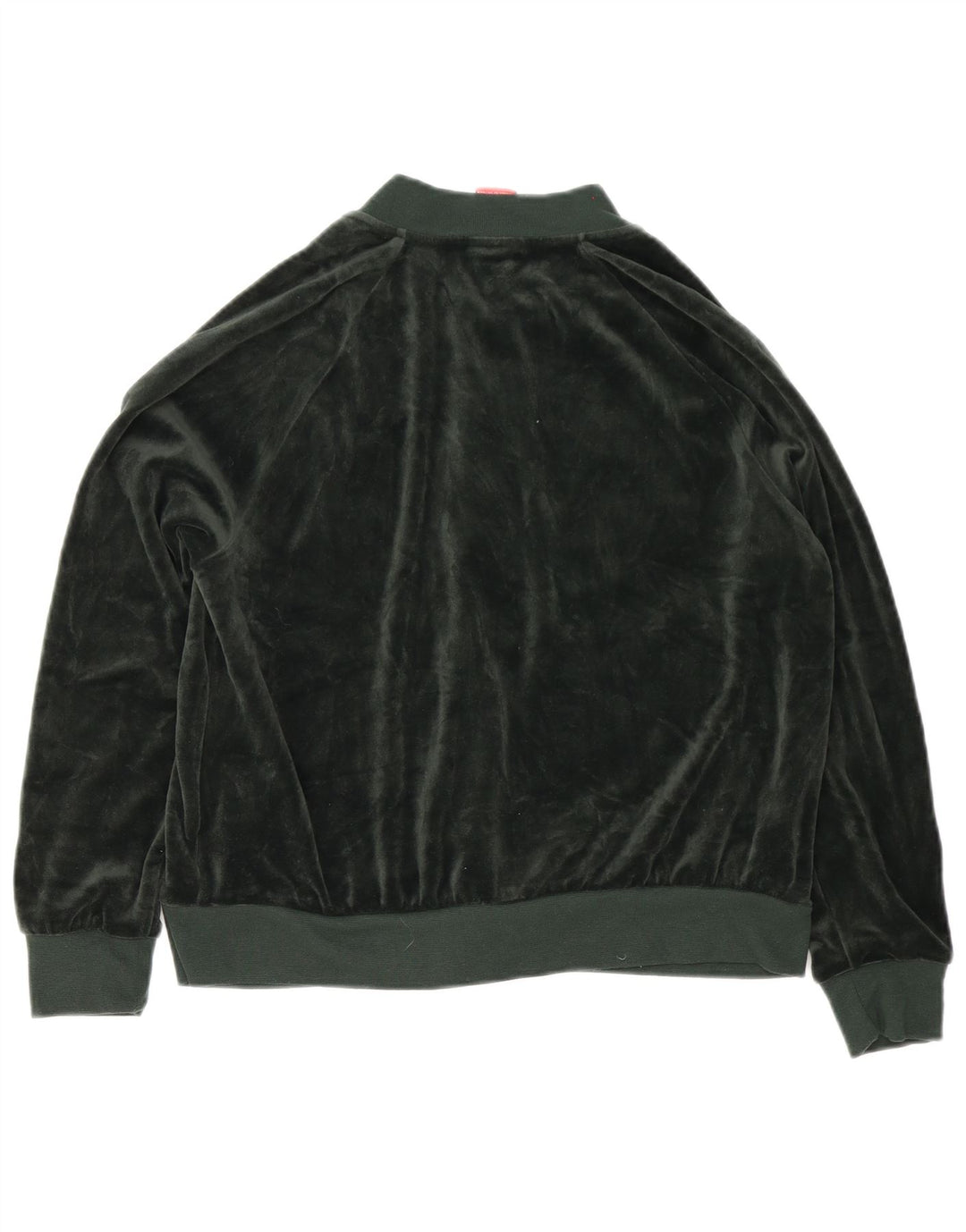 Γυναικεία βελούδινη αθλητική φόρμα Nike Top Jacket UK 14 Μεσαίου πράσινου πολυεστέρα
