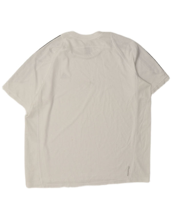 Ανδρικό T-Shirt Adidas Climacool Top Large White Polyester