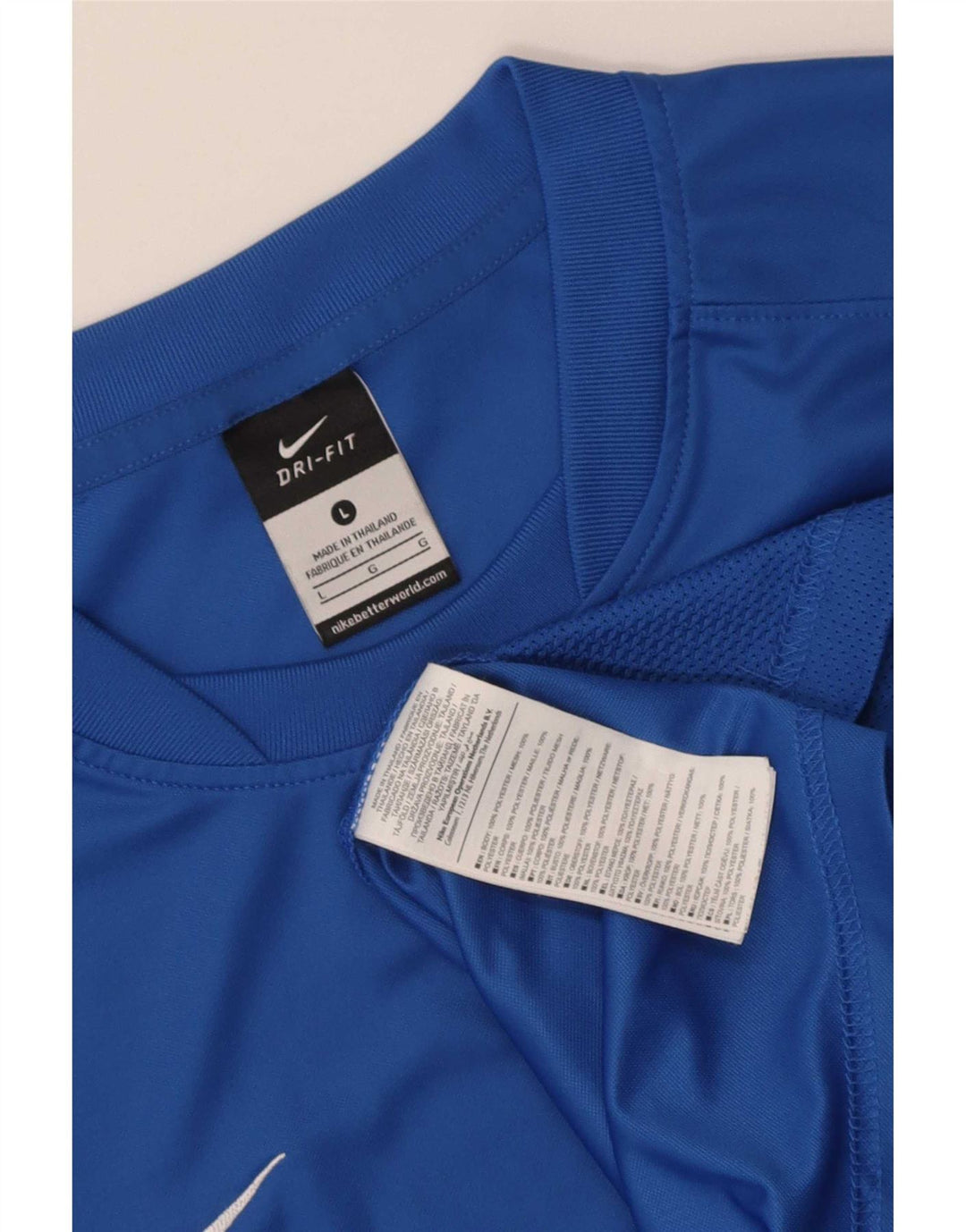 Ανδρικό μπλουζάκι Nike Dri Fit Top Large Blue Polyester