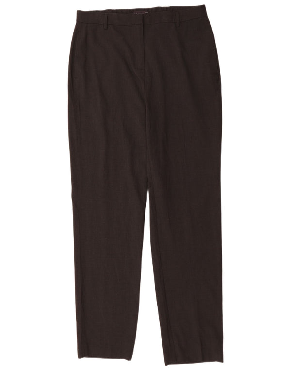 Marks & Spencer Γυναικεία Ψηλόμεση Παντελόνι UK 14 Large W34 L33 Μαύρο