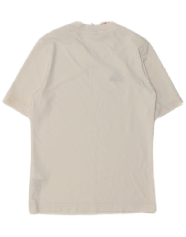 Adidas Boys Aeroready T-Shirt 11-12 ετών λευκό πολυεστέρα