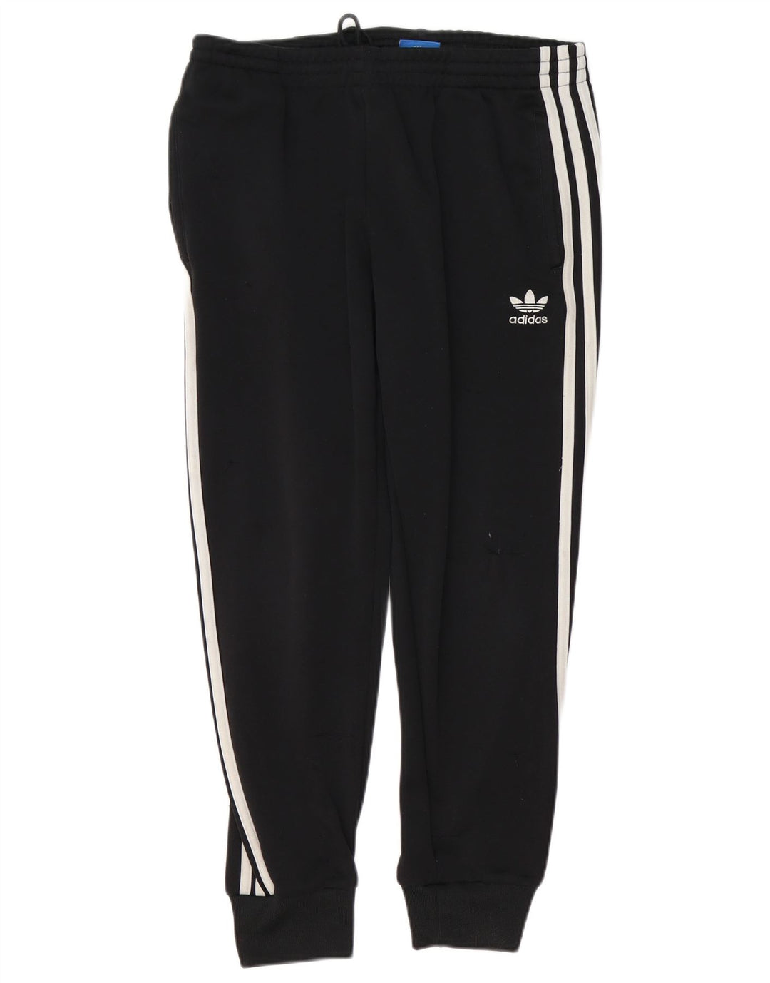 Γυναικεία αθλητική φόρμα ADIDAS Παντελόνι Joggers UK 12 Medium Μαύρο Πολυεστέρας
