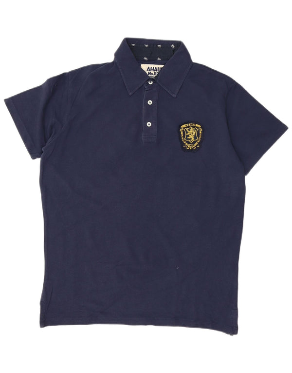 Ανδρικό πουκάμισο πόλο Ahaus XL Navy Blue Cotton