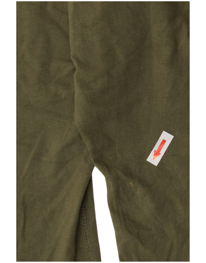 Γυναικεία γραφικά κολάν Nike UK 12 Medium Khaki Colourblock Βαμβακερά