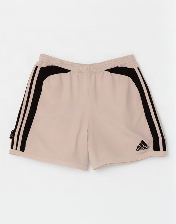 Ανδρικό σορτς Adidas Climalite με μεγάλο λευκό χρώμα πολυεστέρα