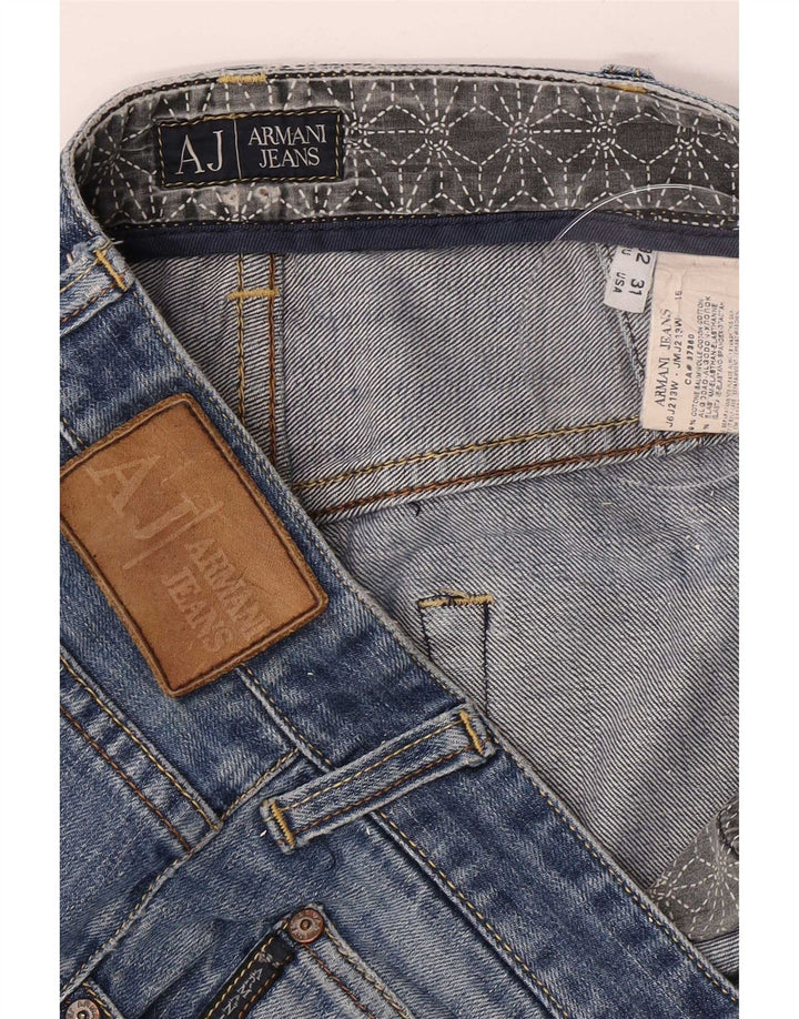 Armani Γυναικείο ίσιο τζιν W32 L30 Μπλε βαμβακερό