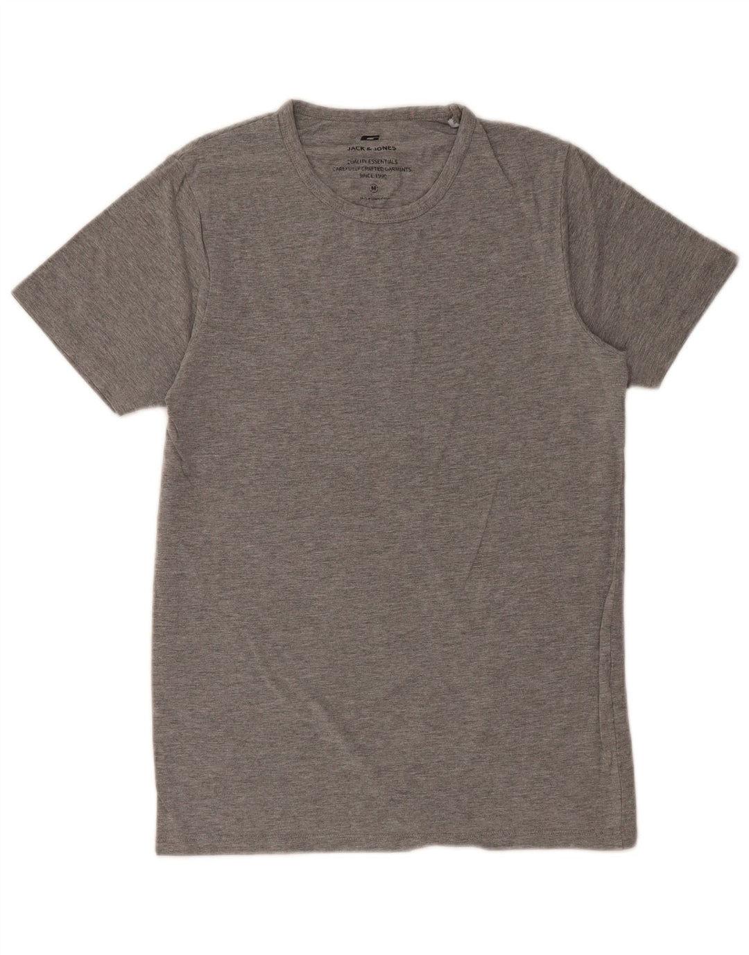 Ανδρικό T-Shirt JACK & JONES Τοπ μεσαίου γκρι βαμβακερό