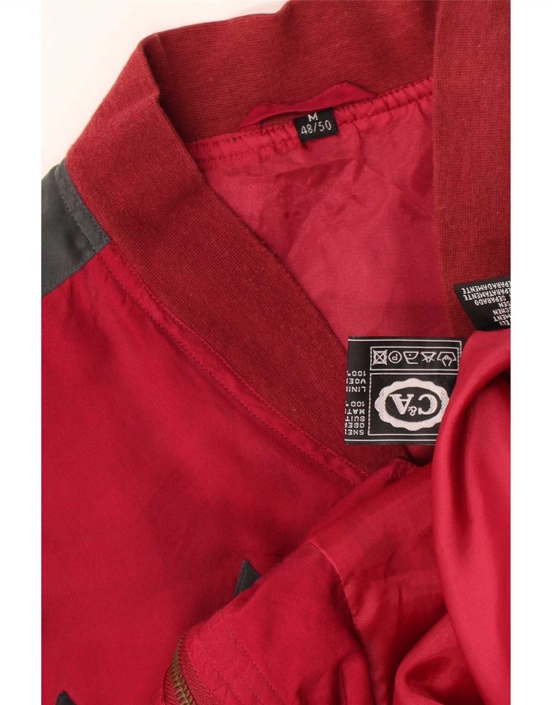Ανδρικό μπουφάν C&A Loose Fit Bomber EU 48/50 Μεσαίο κόκκινο Argyle/Diamond Silk