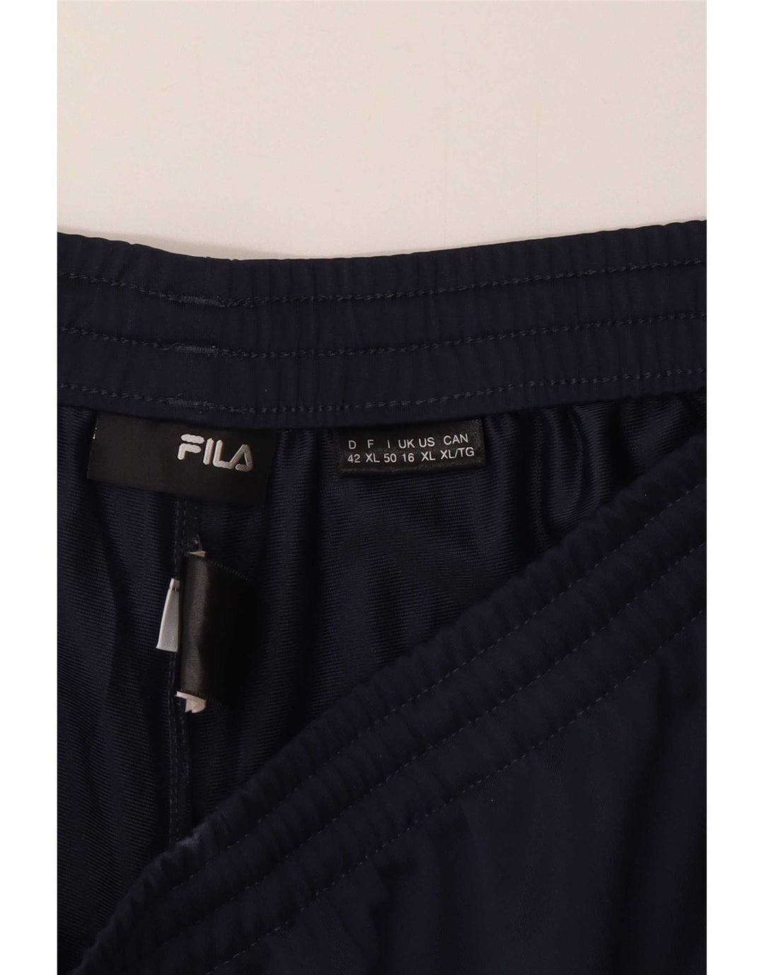 Fila Γυναικεία φόρμα παντελόνια UK 16 Large Navy Blue Polyester