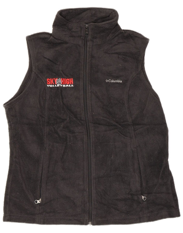 Columbia Ανδρικά γραφικά Fleece Gilet UK 40 Large Black Polyester