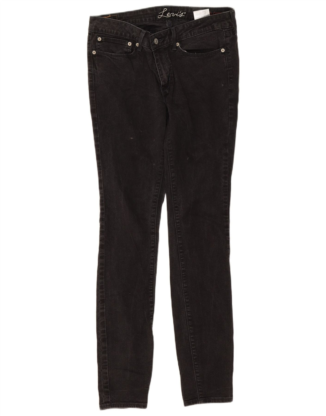 Γυναικείο Skinny Jeans Levi's W30 L32 Μαύρο βαμβακερό
