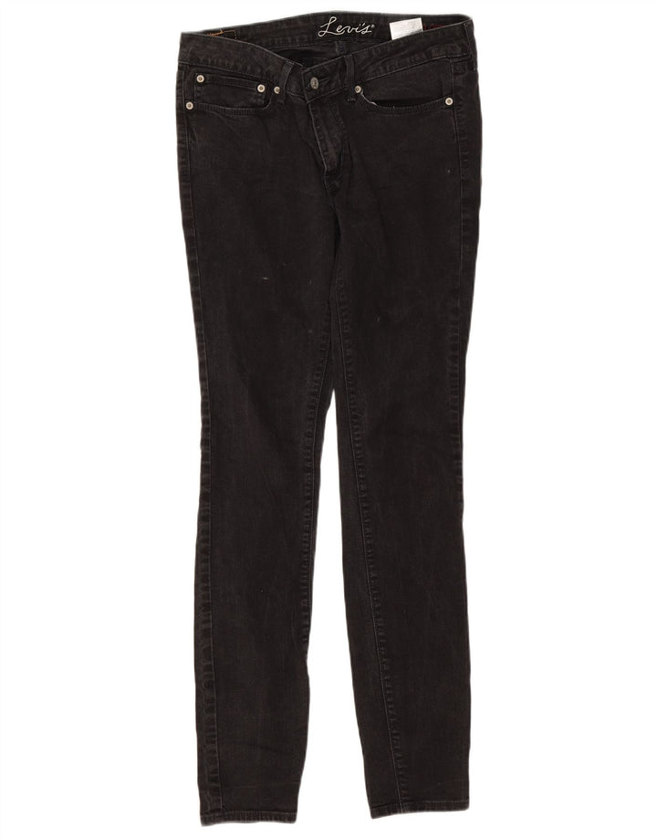 Γυναικείο Skinny Jeans Levi's W30 L32 Μαύρο βαμβακερό