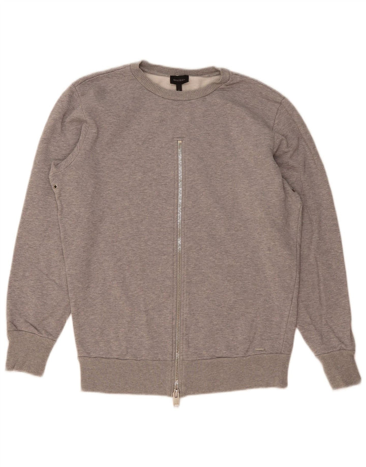 Diesel γυναικείο φούτερ μεγάλου μεγέθους Jumper UK 10 Small Grey