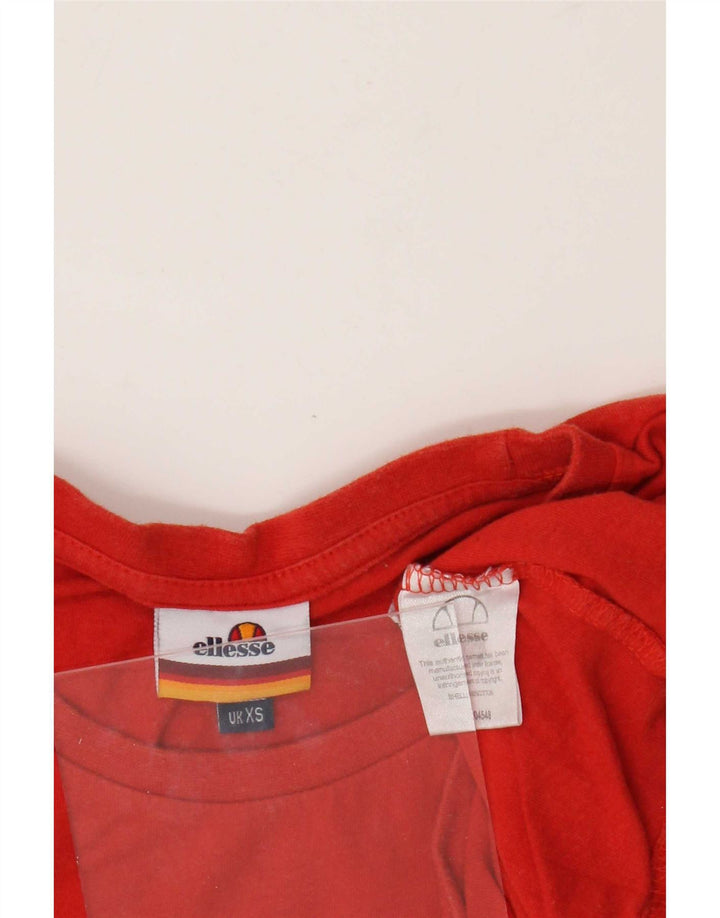 Ανδρικό T-Shirt Ellesse Top XS Orange Cotton