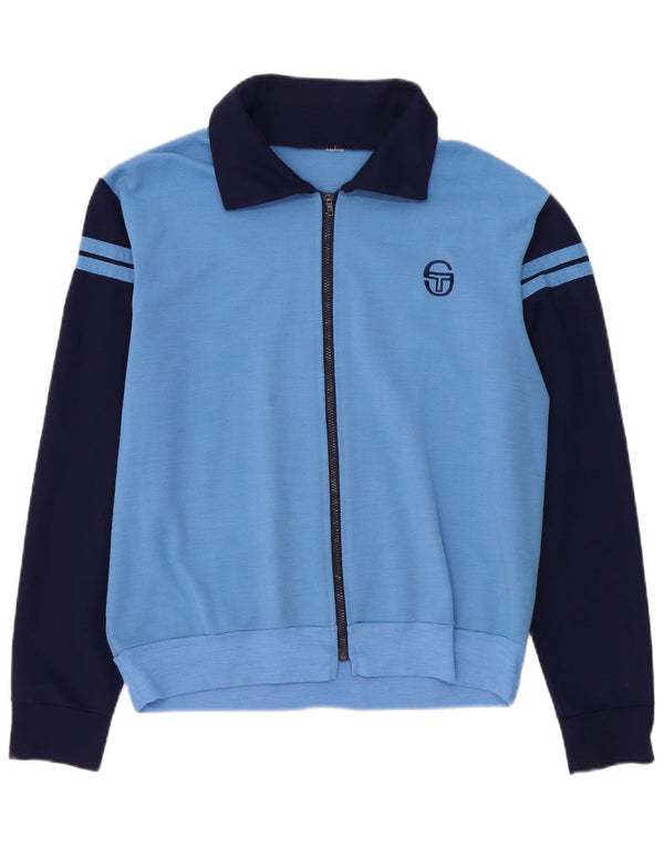 Ανδρική φόρμα Sergio Tacchini Μπουφάν μεσαίου μπλε χρώματος μαλλί