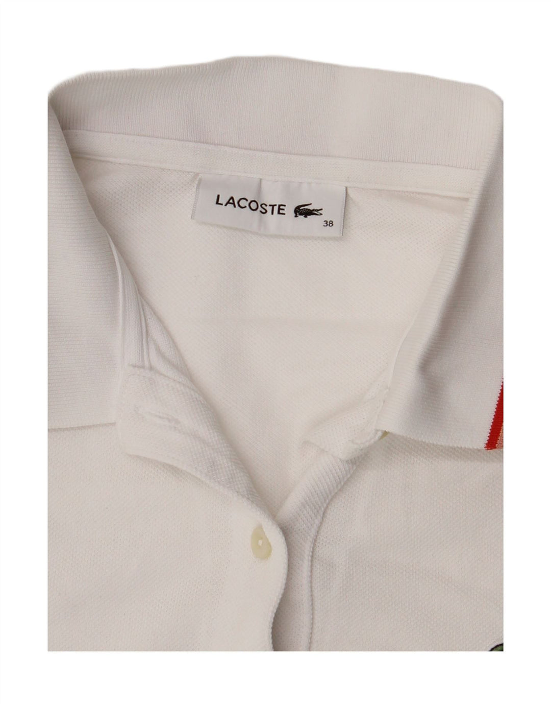 Γυναικείο πουκάμισο Polo Lacoste Νούμερο 38 Medium White