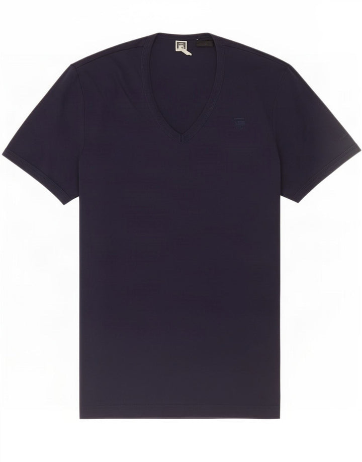 Ανδρικό T-Shirt G-Star Top Βαμβακερό μεσαίο ναυτικό μπλε