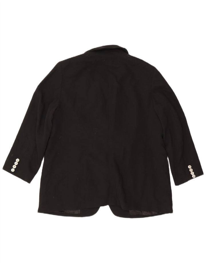 Ralph Lauren Γυναικείο σακάκι με 2 κουμπιά σακάκι US 14 XL μαύρο μαλλί