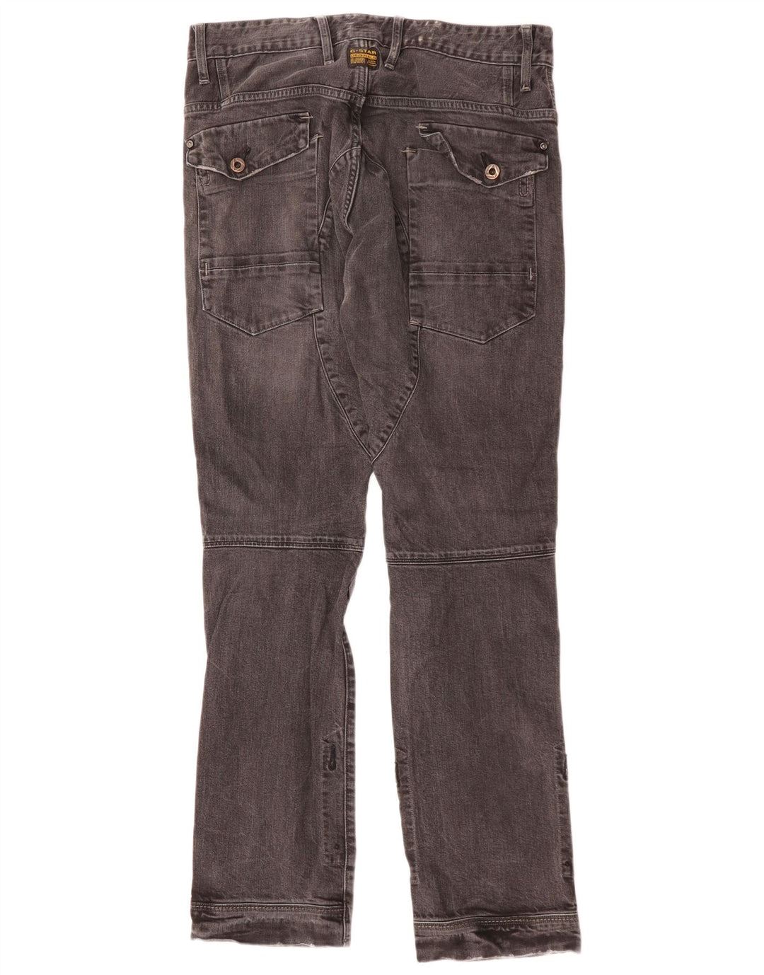 Ανδρικό G-Star 3301 Cargo Straight Jeans W34 L32 Μαύρο βαμβακερό