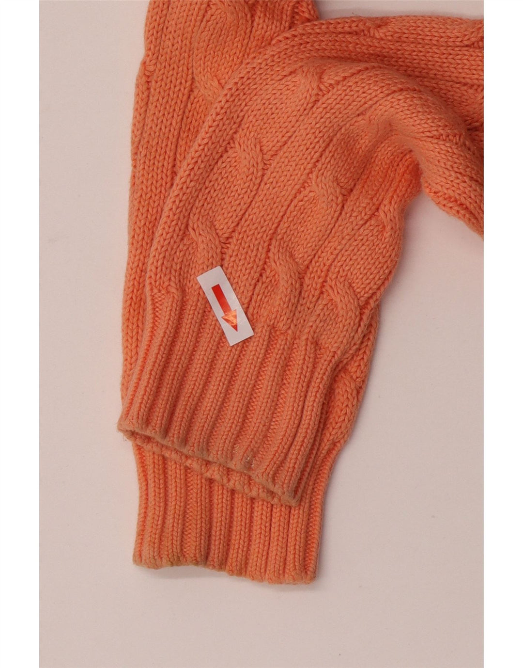 Γυναικείο πουλόβερ Ralph Lauren με V λαιμόκοψη UK 12 Medium Orange