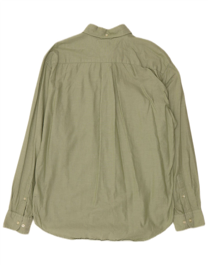 Ανδρικό πουκάμισο Tommy Hilfiger, μεσαίο πράσινο βαμβακερό