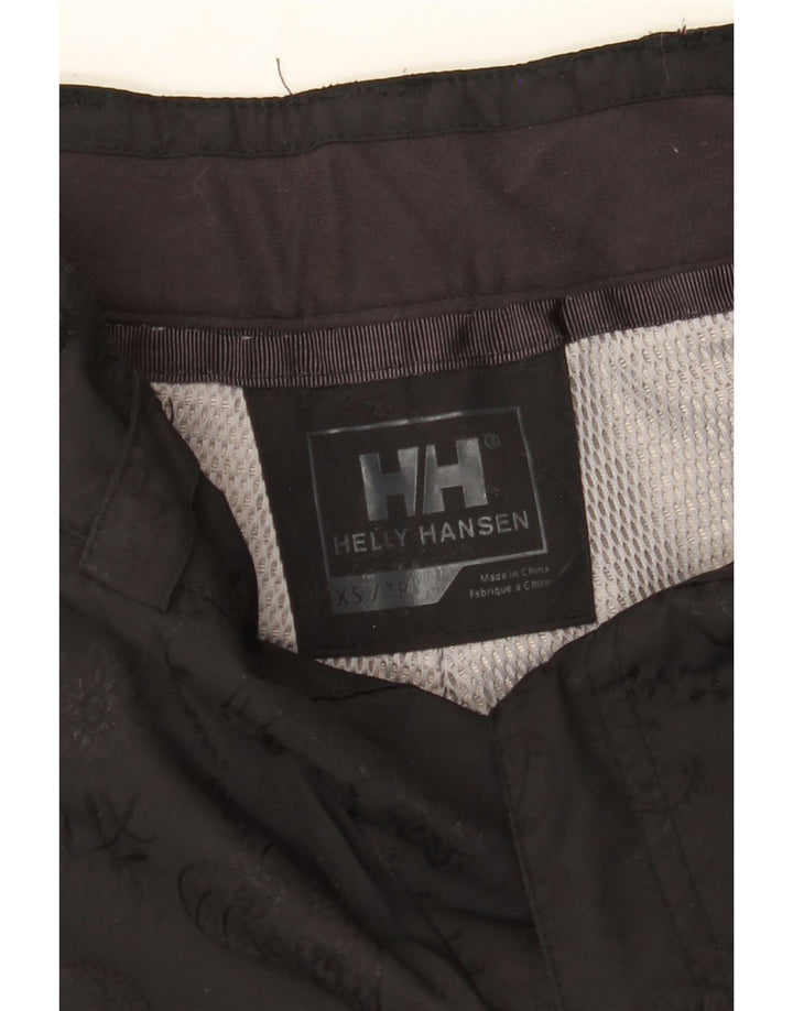 HELLY HANSEN Γυναικείο παντελόνι ανεμοφράκτη Cargo UK 6 XS Μαύρο Πολυαμίδιο
