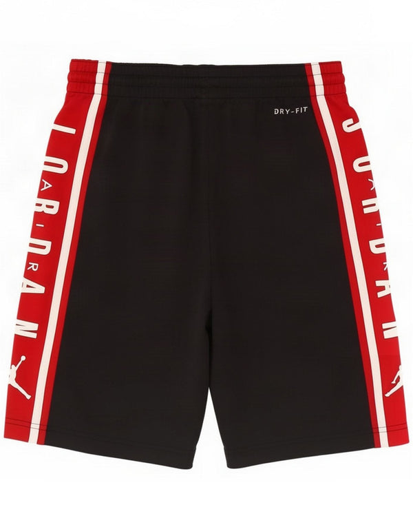Jordan Boys Dri Fit Sport Shorts 10-11 Years Medium Black Colourblock