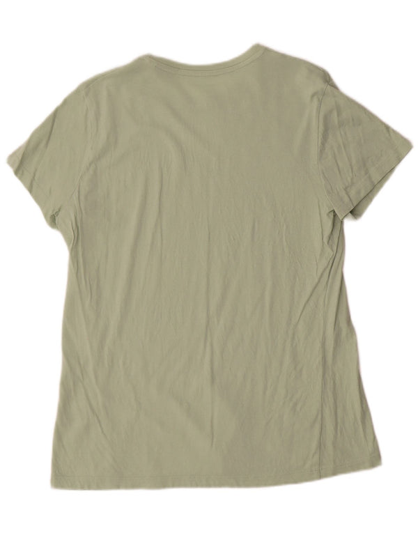 Γυναικείο γραφικό T-Shirt Reebok Top UK 16/18 Large Green