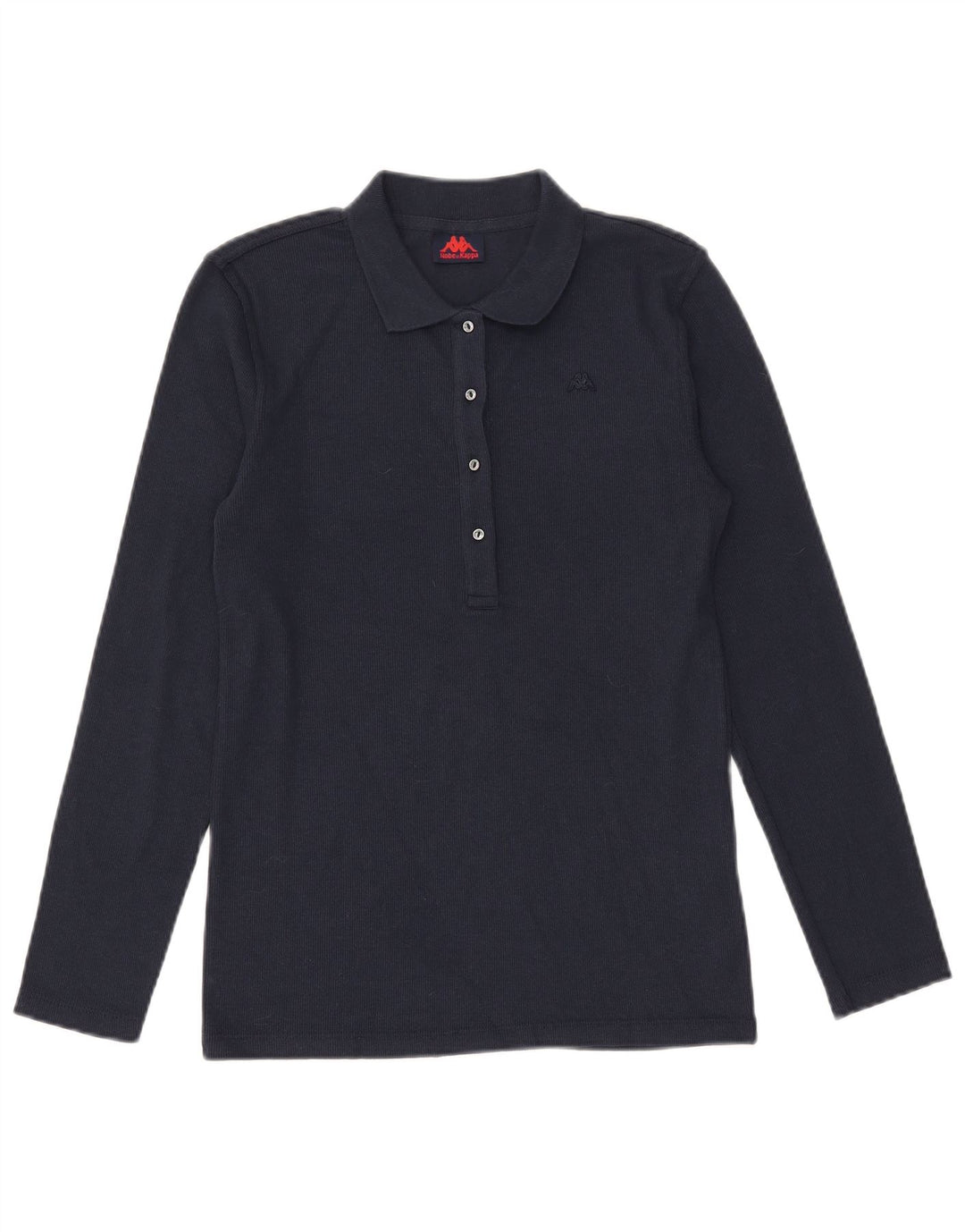 Kappa Γυναικείο Μπλουζ μακρυμάνικο UK 12 Medium Navy Blue βαμβακερό