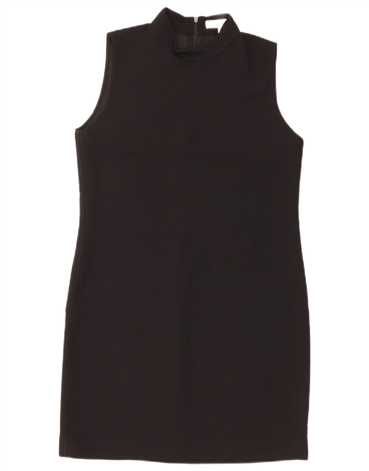 Zara Γυναικείο Αμάνικο Φόρεμα με θήκη UK 10 Small Black Polyester