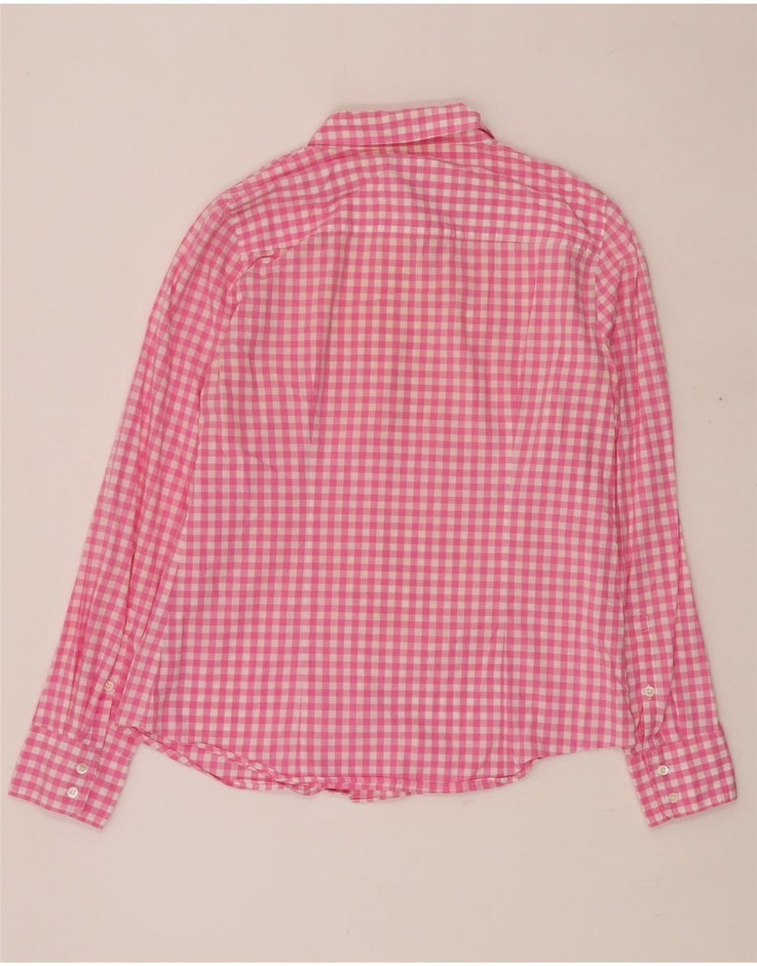 J. CREW Γυναικείο πουκάμισο UK 14 Medium Pink Gingham