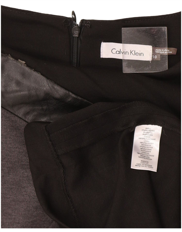 Γυναικείο αμάνικο φόρεμα Calvin Klein US 10 Medium Black Colourblock