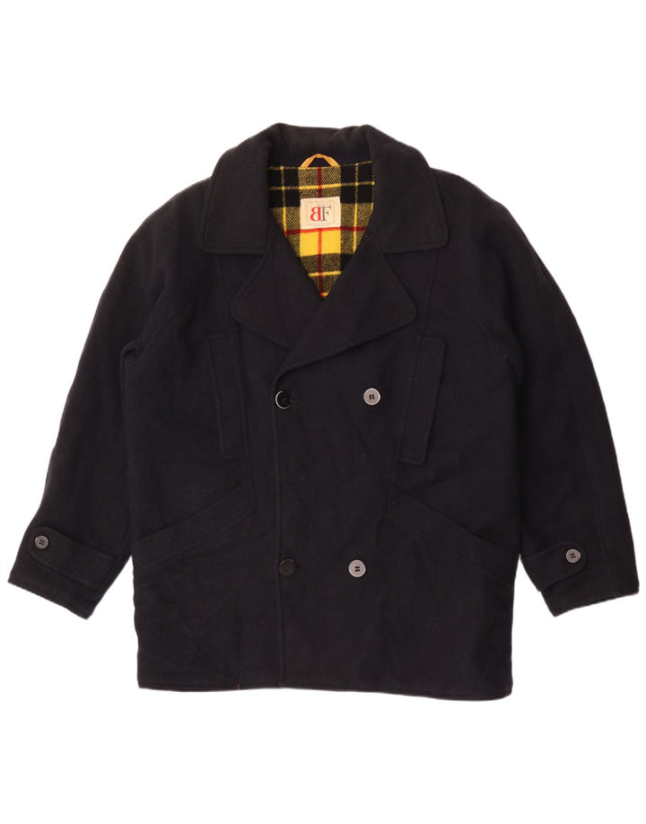 Belfe & Belfe Ανδρικό Πανωφόρι Loose Fit IT 48 Medium Navy Blue Wool